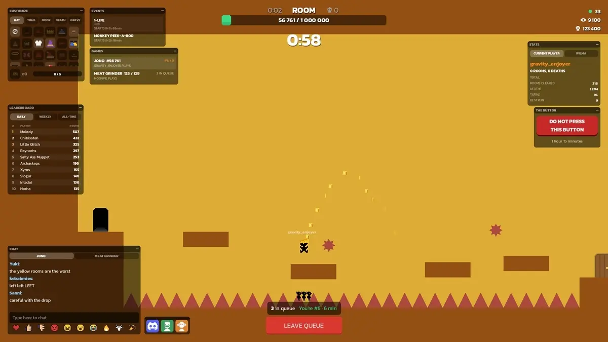 大勢で遊ぶのにプレイヤーは1人だけ（!?）1分ごとの交代で100万の部屋を攻略するゲーム『Jono』がヤバすぎる