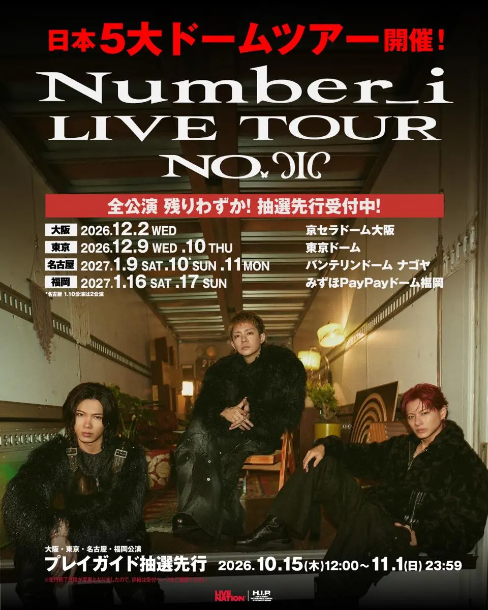 「Number_i LIVE TOUR No.III」