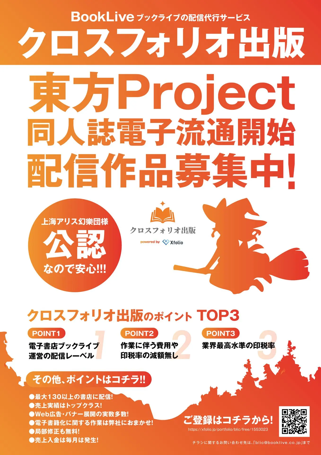 「東方Project」二次創作同人誌の商業電子流通をはじめる「クロスフォリオ出版」