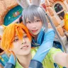 ニック・ワイルドに扮したスタンミじゃぱんさん（左）ジュディ・ホップスに扮したえなこさん（右）／スタンミじゃぱんさんのXより