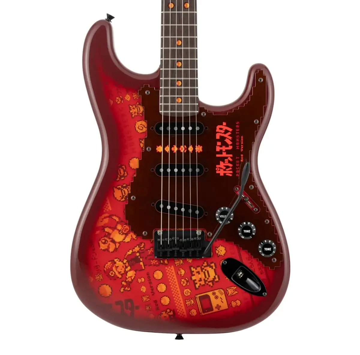 『Made in Japan Pokémon “Red Version” Stratocaster』ボディ