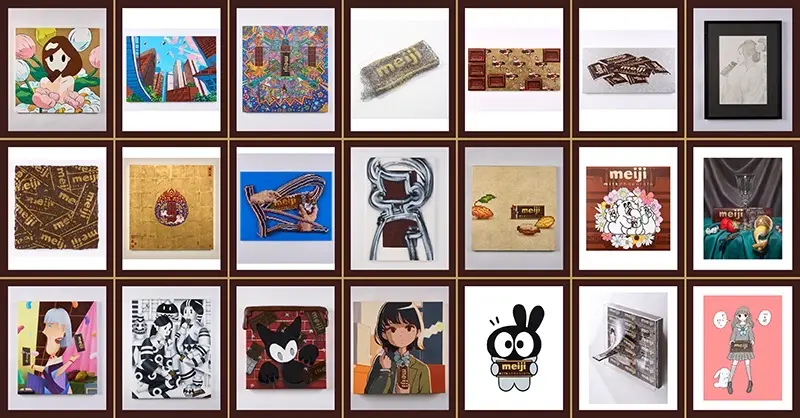 アーティストのコーナーの作品