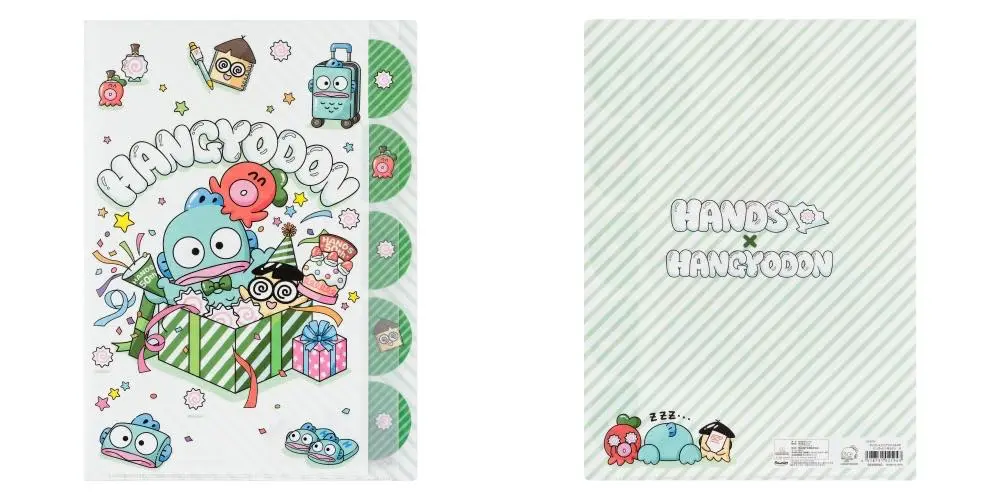 クリアファイルA5 3ポケット 各480円