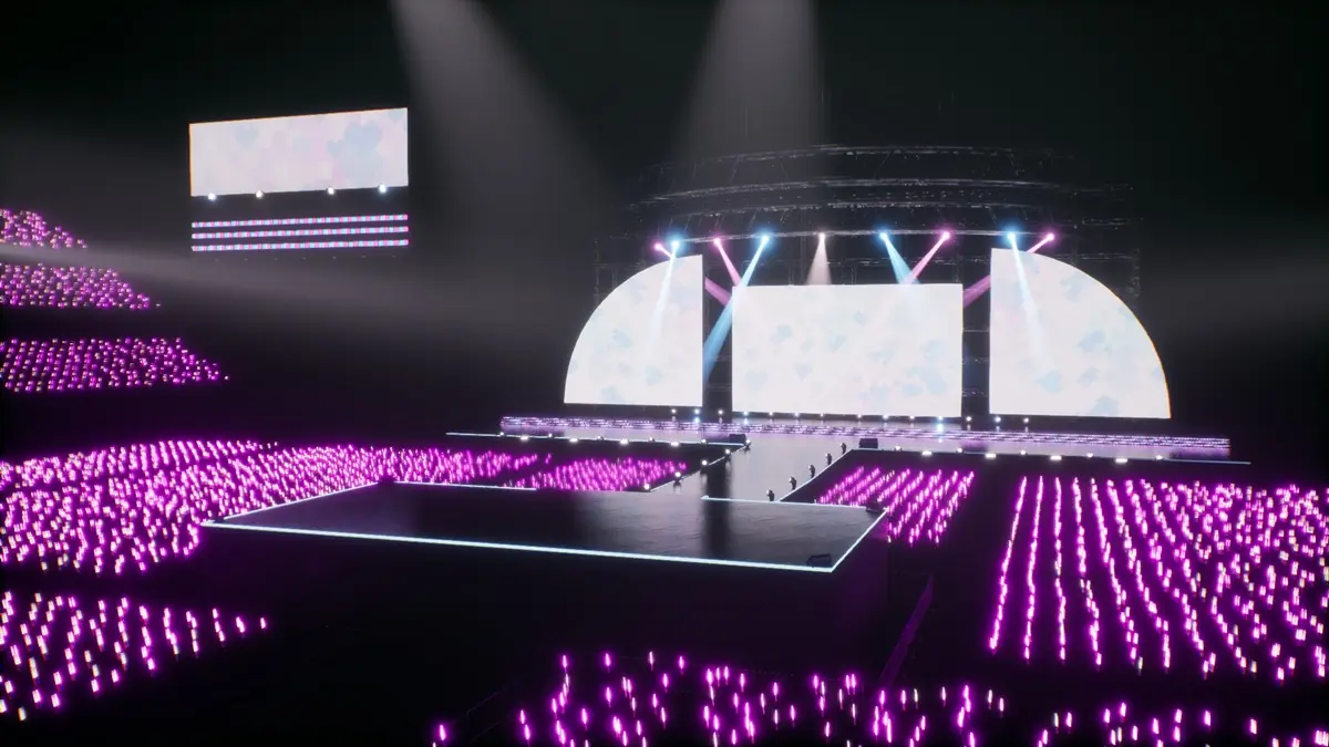 株式会社アプリスタイルによる「3Dライブサポートプロジェクト」イメージ