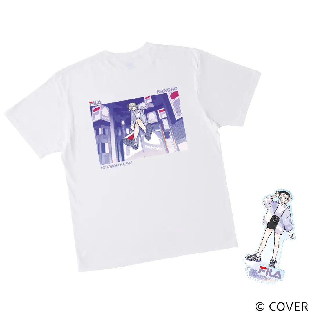FILA × TODOROKI HAJIME T-shirts & Acrylic stand