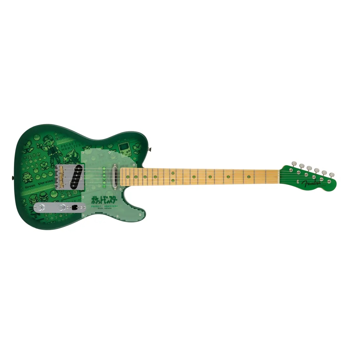 『Made in Japan Pokémon “Green Version” Telecaster』全体