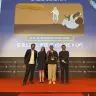 『猫が見えたら』の「高雄映画祭」受賞の様子