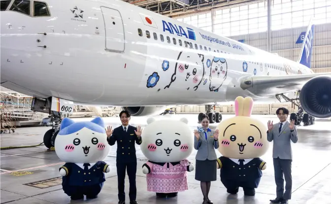 ANA「ちいかわジェット」が運航開始　陸海空を制覇する最強キャラコンテンツに