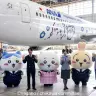 『ちいかわ』×ANAコラボ便「ちいかわジェット」／画像はANA公式Xより