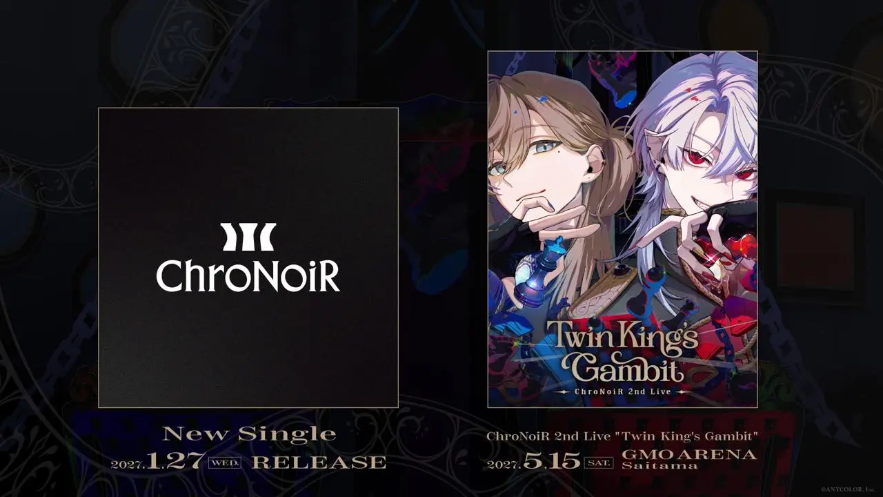 ChroNoiR初のCDシングル発売と2ndライブ開催