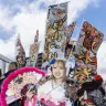 成人式に出席する新成人